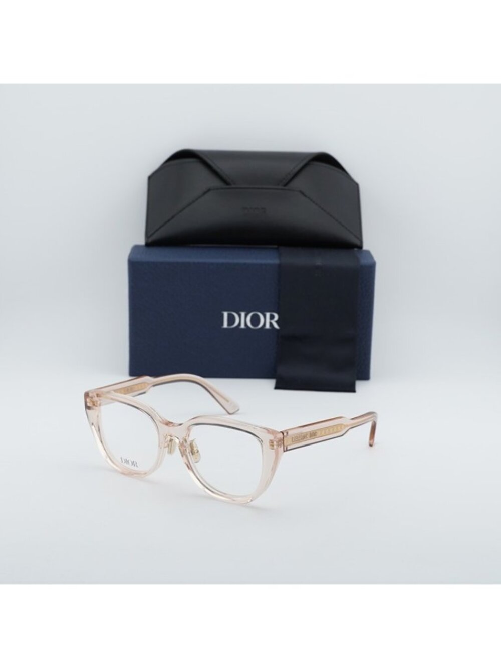 Dior DIORPRISMEO B1F 4000 Women Eyeglasses Pink 52mm Cat Eye Frame - Picture 10 of 10